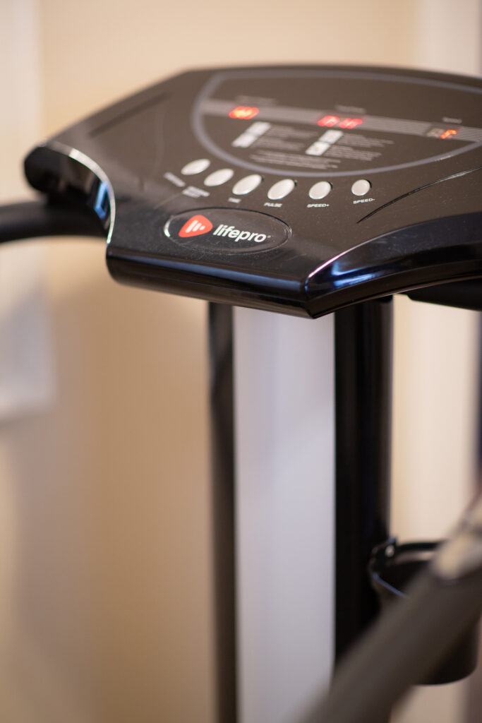 Vibration plate at Harcourt Chiropractic